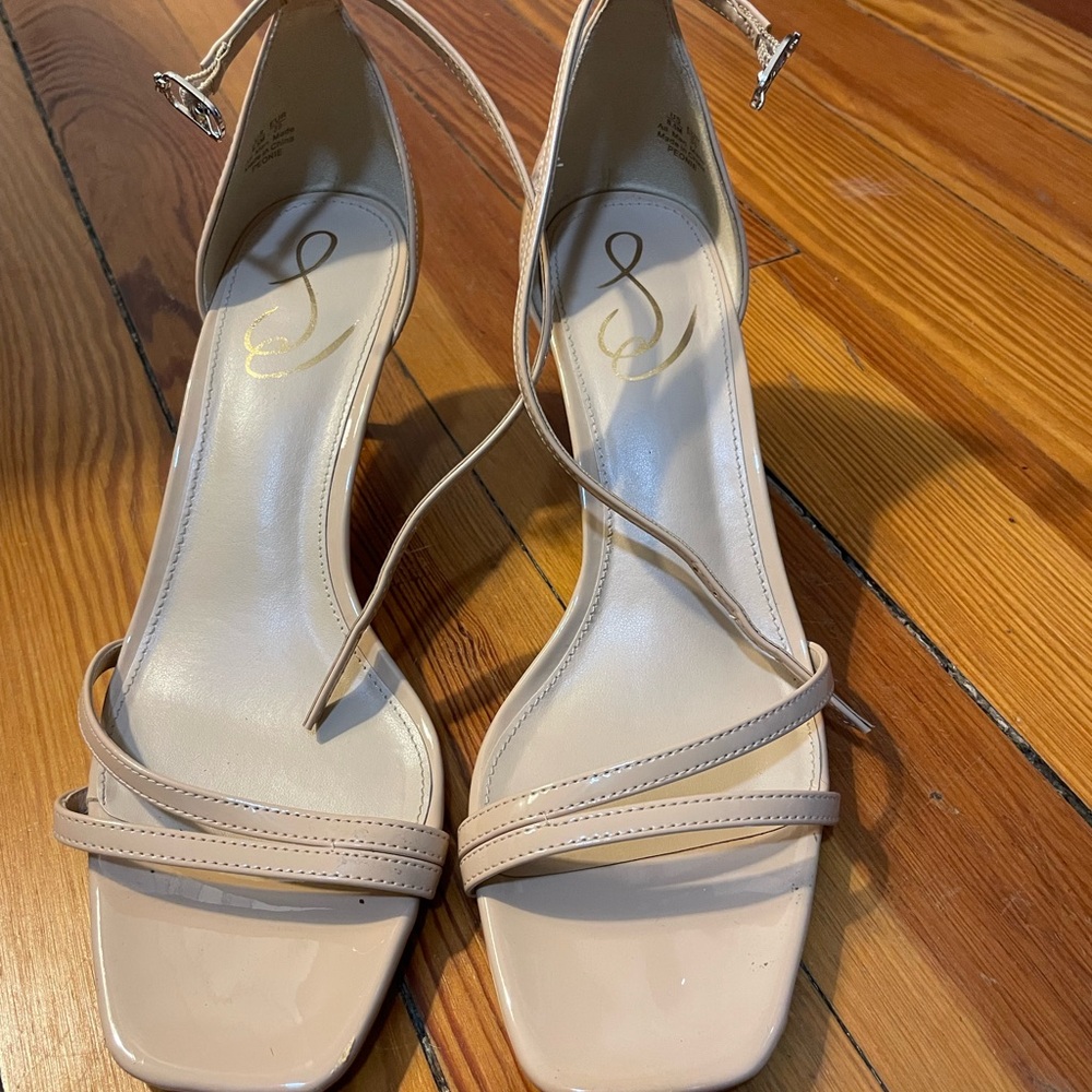 Elegant Nude Strappy Heels